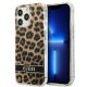 Etui Guess Leopard na iPhone 13 Pro / iPhone 13 - brązowe