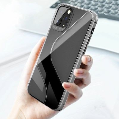 15. S-Case elastyczne etui pokrowiec Huawei P40 Lite E niebieski