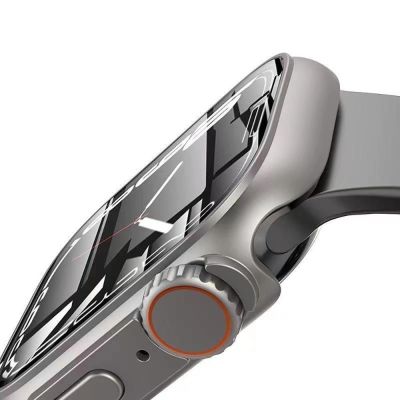 3. Etui Tech-Protect Defense360 na Apple Watch 46 mm - czarne - pomarańczowe
