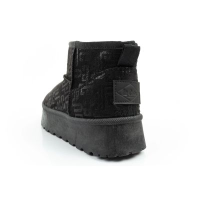 5. Lee Cooper buty śniegowce damskie zimowe modne futerko ocieplane botki czarne