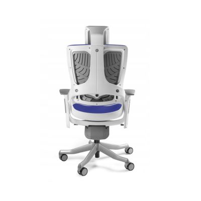 3. Fotel biurowy Wau 2 BL415 tkanina royalblue/biały