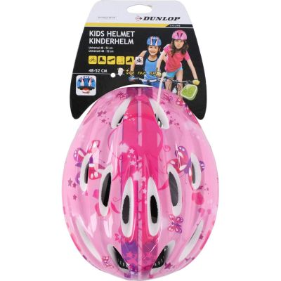 5. KASK ROWEROWY DZIECIĘCY REGULOWANY DUNLOP R. (48-52CM ) PINK