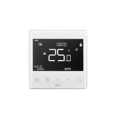 Termostat do sterowania ogrzewaniem podłogowym Nice Warm-Control White