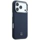 4. Etui Mercedes Leather Semi Wrap Wood Effect MagSafe na iPhone 17 Pro Max - granatowe