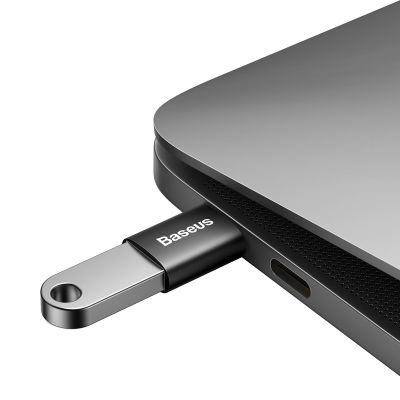 7. Adapter Baseus Ingenuity Series z USB-C do USB-A 10Gb/s - czarny