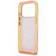 7. Etui Guess IML Peony Dot MagSafe na iPhone 17 Pro - pomarańczowe