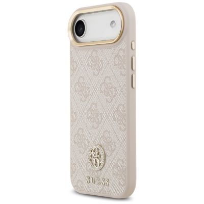 2. Etui Guess 4G Strass Logo MagSafe na iPhone Air - różowe