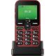 9. Doro Leva E10 6,1 cm (2.4") 118,9 g Czerwony Telefon dla seniora