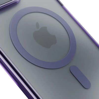 8. Etui 3mk Frosty MagCase na iPhone 17 - fioletowe