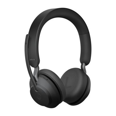 3. Jabra Evolve2 65, UC Stereo Zestaw słuchawkowy Bezprzewodowy Opaska na głowę Biuro/centrum telefoniczne USB Typu-A Bluetooth Czarny