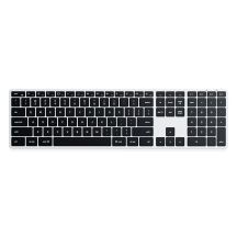 Satechi Slim X3 - klawiatura z układem numerycznym Bluetooth do czterech urządzeń USB-C US International (silver)
