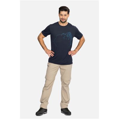T-shirt męski VIKING Morain Bamboo Man granatowy