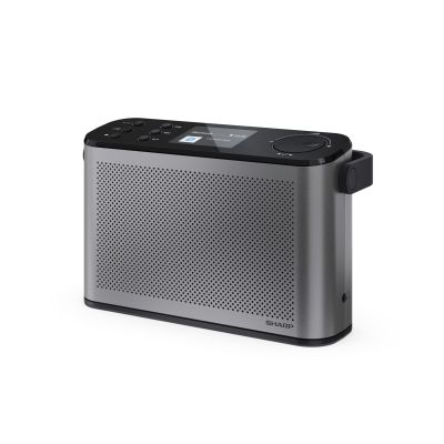 4. Przenośne stereofoniczne radio cyfrowe Sharp OSAKA DR-P540(GY) z portem USB, łącznością Bluetooth, radiem FM i połączeniem bezprzewodowym
