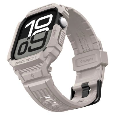 7. Pasek Spigen Rugged Armor Pro na Apple Watch 42 mm - beżowy