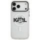 3. Etui Karl Lagerfeld IML Choupette Sketch Logo MagSafe na iPhone 17 Pro - przezroczyste