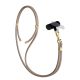 16. Smycz do smartfona 3mk EasyClip Elite - beżowa