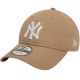 New Era 9TWENTY League Essentials New York Yankees Cap 60471468 Beżowe OSFA