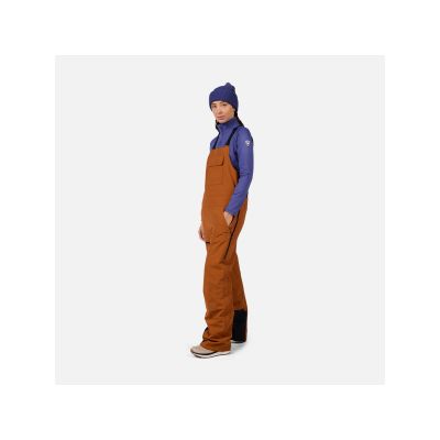 5. Spodnie narciarskie damskie ROSSIGNOL W Outerlimits Insulated Bib brązowe