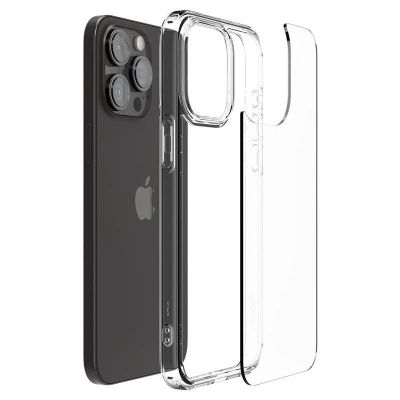 13. Etui Spigen Crystal Hybrid na iPhone 15 Pro Max - przezroczyste