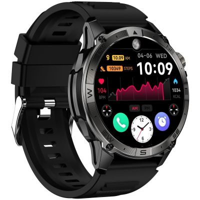 9. Smartwatch Gravity Czarny Pasek + Bransoleta GT46-1