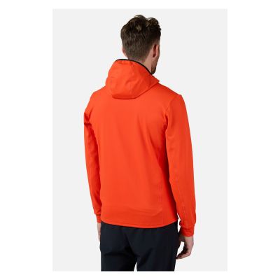 5. Bluza męska ROSSIGNOL Mid Layer Thin Fz pomarańczowa
