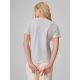 2. T-shirt regular z nadrukiem damski 4F 4FRAW26TTSHF4374-34S