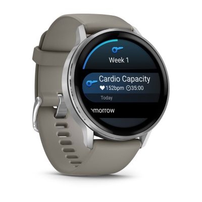 3. Smartwatch Garmin Venu 4 45mm Silver Silver Gray