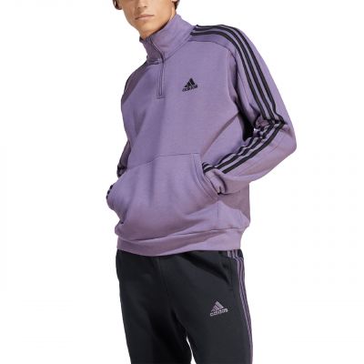 4. Bluza adidas Essentials Fleece 3-Stripes 1/4-Zip M IJ8912