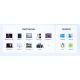 9. Ugreen Wielofunkcyjny HUB 5w1 USB-C  - HDMI 1.4 / 3 x USB-A / USB-C PD 100W CM511 - szary