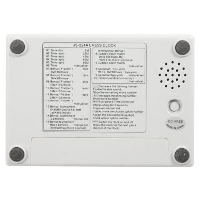 8. Zegar szachowy Smj JS-224A