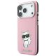 2. Etui Karl Lagerfeld Smooth Choupette Sketch MagSafe do iPhone 18 Pro / 17 Pro - różowe