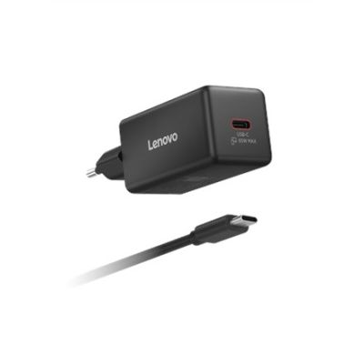 Lenovo G0A665WBEU ładowarka do urządzeń przenośnych Uniwersalne Czarny Prąd przemienny Szybkie ładowanie Wewnętrzna