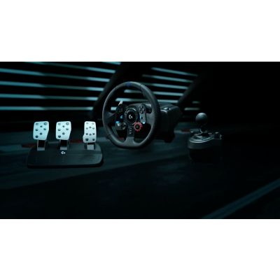 8. Logitech G 941-000113 kontroler gier Czarny USB Kierownica + pedały Analogowa/Cyfrowa PC, PlayStation 4, PlayStation 5, Playstation 3