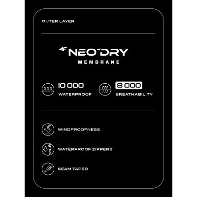14. Trekkingowa kurtka damska z membrana NeoDry 10K 4F