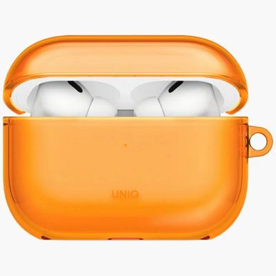 3. Etui UNIQ Glase na AirPods Pro 3 - pomarańczowe