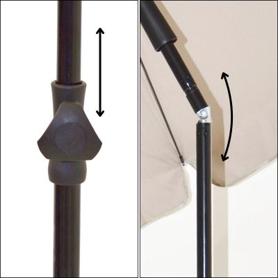 16. PARASOL OGRODOWY 185CM PIASKOWY