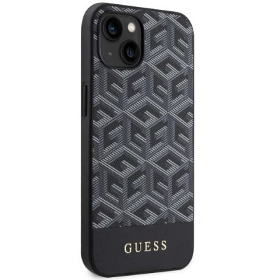 4. Etui Guess GCube Stripes MagSafe na iPhone 14 - czarne