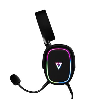 2. MODECOM VOLCANO MC-899 PROMETHEUS CZARNE SŁUCHAWKI NAGŁOWNE Z MIKROFONEM