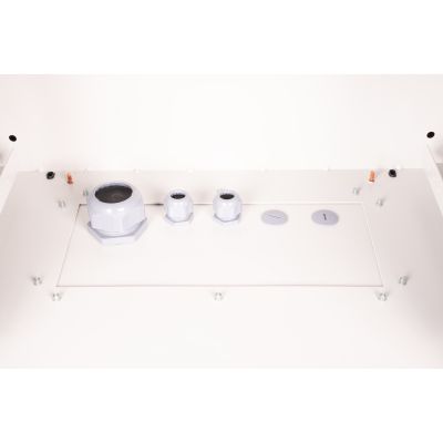 8. Digitus Szafa sieciowa wisząca 19" 7U rack 600x450, drzwi pełne, szary, niedzielona, złożona, IP55, 100kg