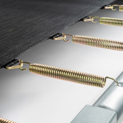 4. VIRTUFIT TRAMPOLINA OGRODOWA DO WKOPANIA 244 x 366 CM Z SIATKĄ