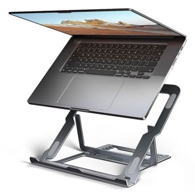 Axagon STND-LAG Laptop-Ständer, höhenverstellbar, faltbar, Aluminium Podstawka pod notebooka i tablet Szary 43,9 cm (17.3")