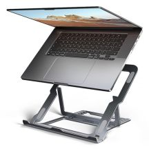 Axagon STND-LAG Laptop-Ständer, höhenverstellbar, faltbar, Aluminium Podstawka pod notebooka i tablet Szary 43,9 cm (17.3")
