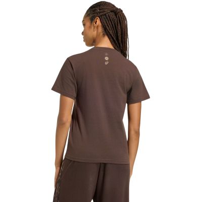 3. Koszulka damska adidas Animal Graphic brązowa KT2676