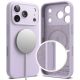 3. Etui Ringke Silicone Magnetic MagSafe na iPhone 17 Pro - fioletowe