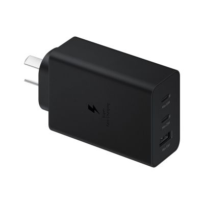 19. Samsung 65W Power Adapter Trio, Black