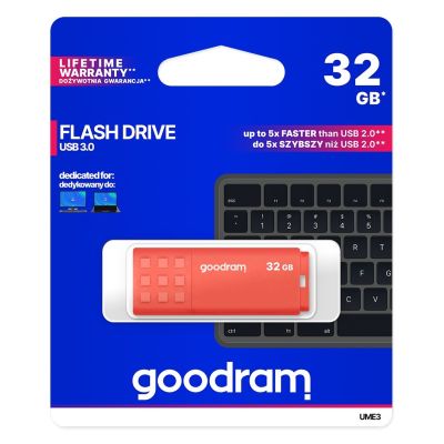 5. Pendrive GoodRam UME3 UME3-0320O0R11 (32GB; USB 3.0; kolor pomarańczowy)