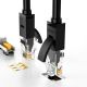 4. Ugreen kabel sieciowy internetowy LAN Ethernet U/UTP Cat. 6 1000Mb/s 8m czarny (NW102)