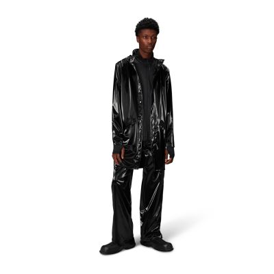 4. Rains płaszcz przeciwdeszczowy LONG JACKET W3 12020 29 NIGHT