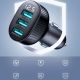 14. Ładowarka samochodowa Joyroom JR-CCD03 3.4A z wyświetlaczem 3x USB-A - czarna