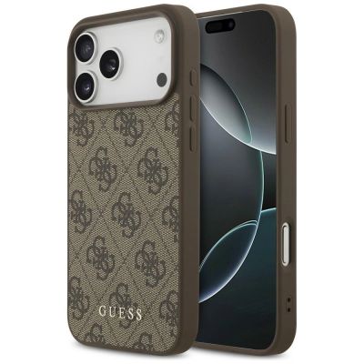 Etui Guess 4G Classic na iPhone 17 Pro Max / 18 Pro Max - brązowe
